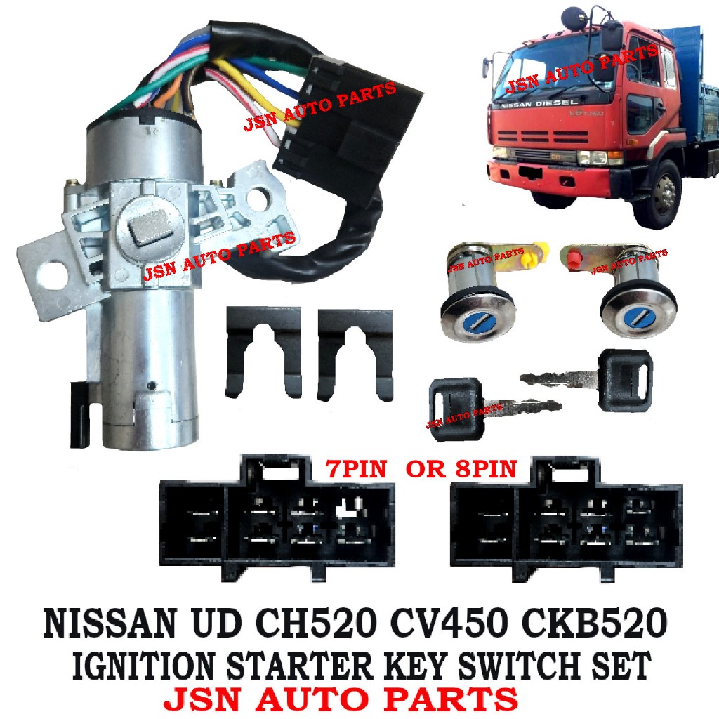 IGNITION STARTER KEY SWITCH SET NISSAN UD VH520 CV450 CKB520 LORRY ...