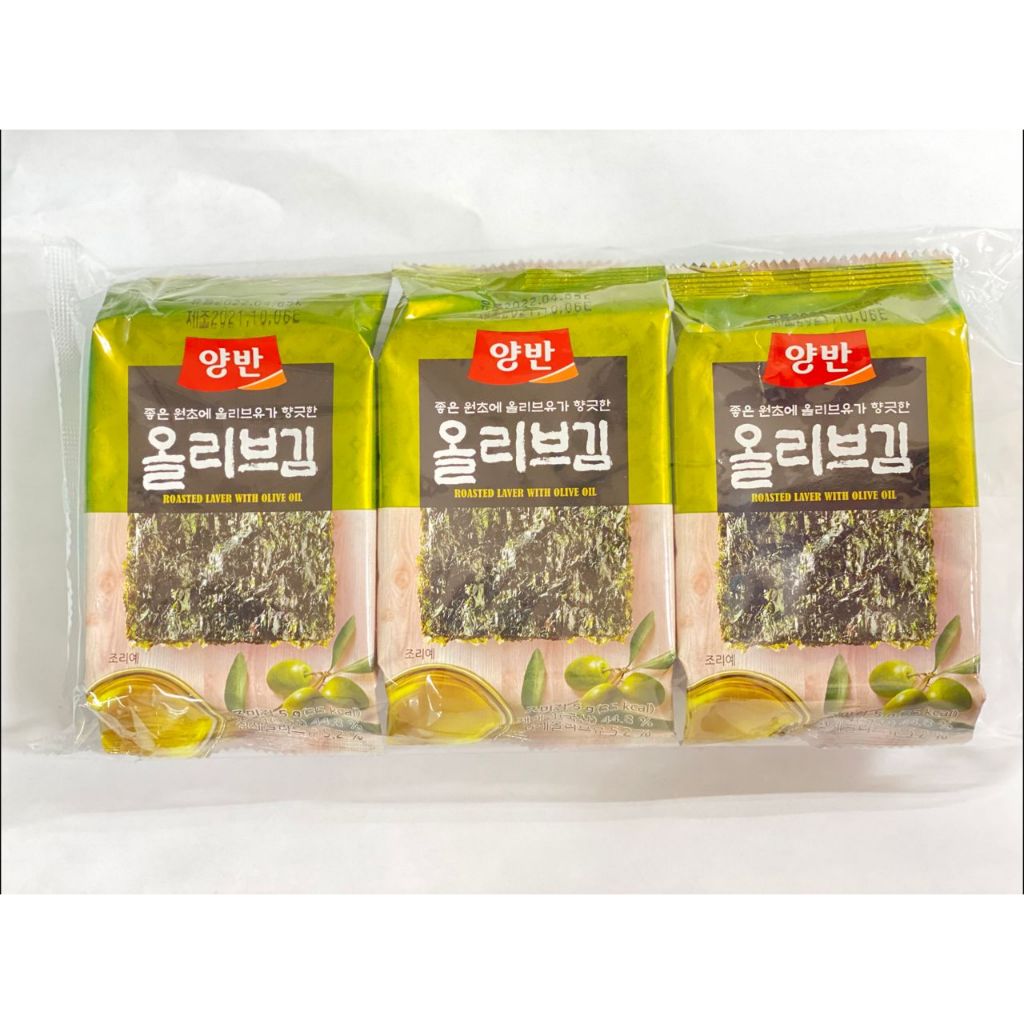 [Dongwon] Yangban Perilla Oil Seasoned Laver 5g*12p main image 1
