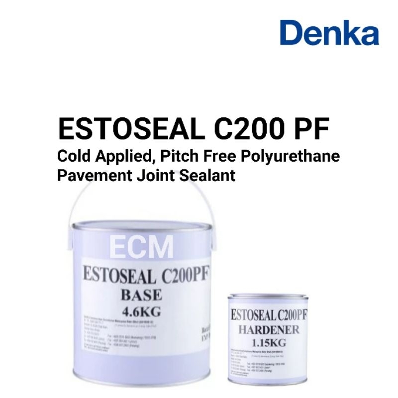 DENKA ESTOSEAL C200PF (5L PACK) Cold Applied, High Performance, Pitch