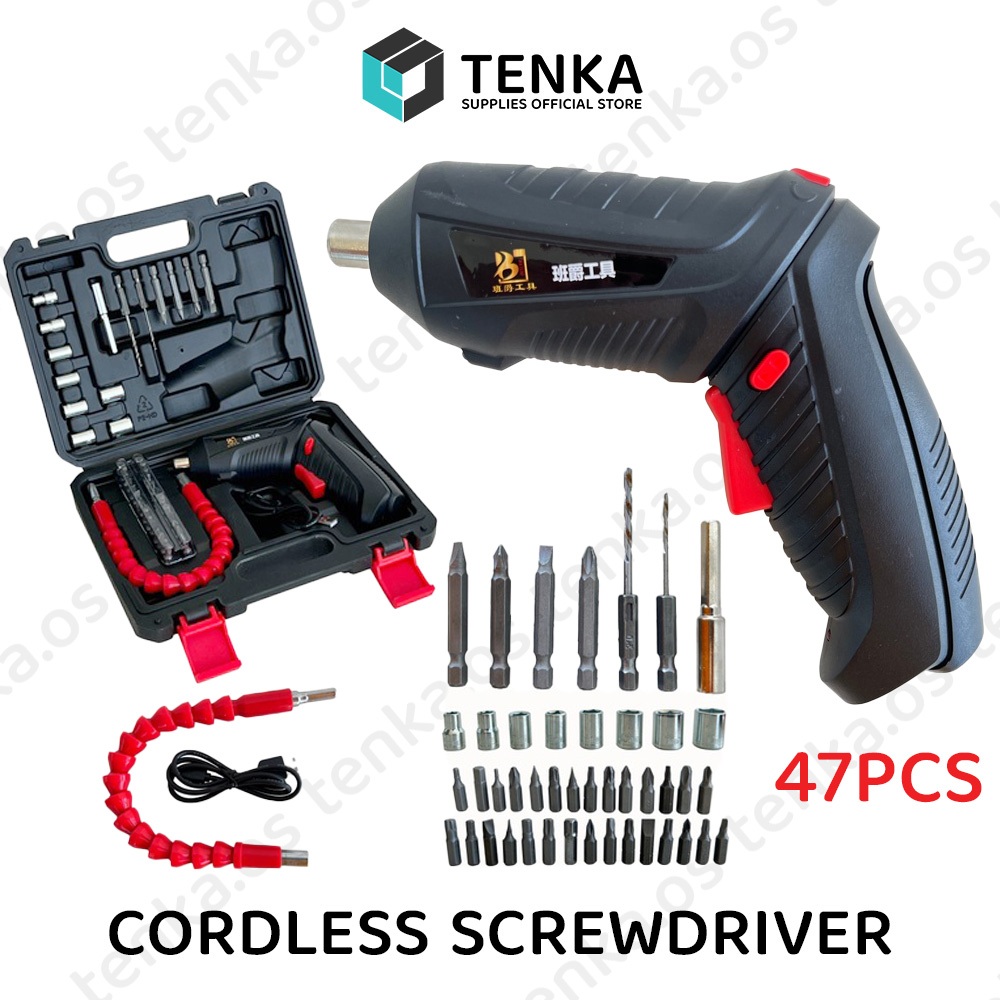 Bojar 3.6V Cordless Screwdriver Attachment Set Multifunction ...