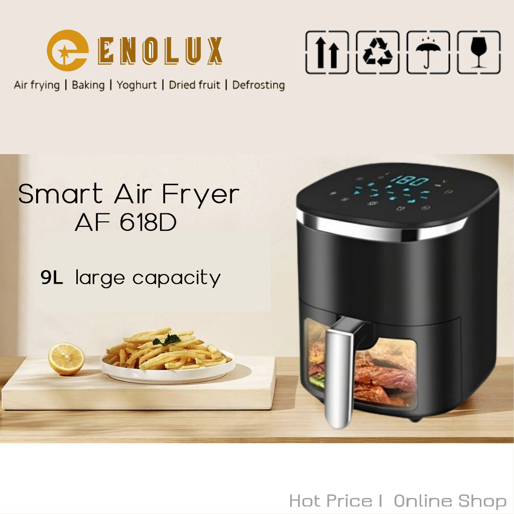 💥HOT PRICE💥 Air Fryer Large-Capacity Electric Fryer Intelligent Oil ...