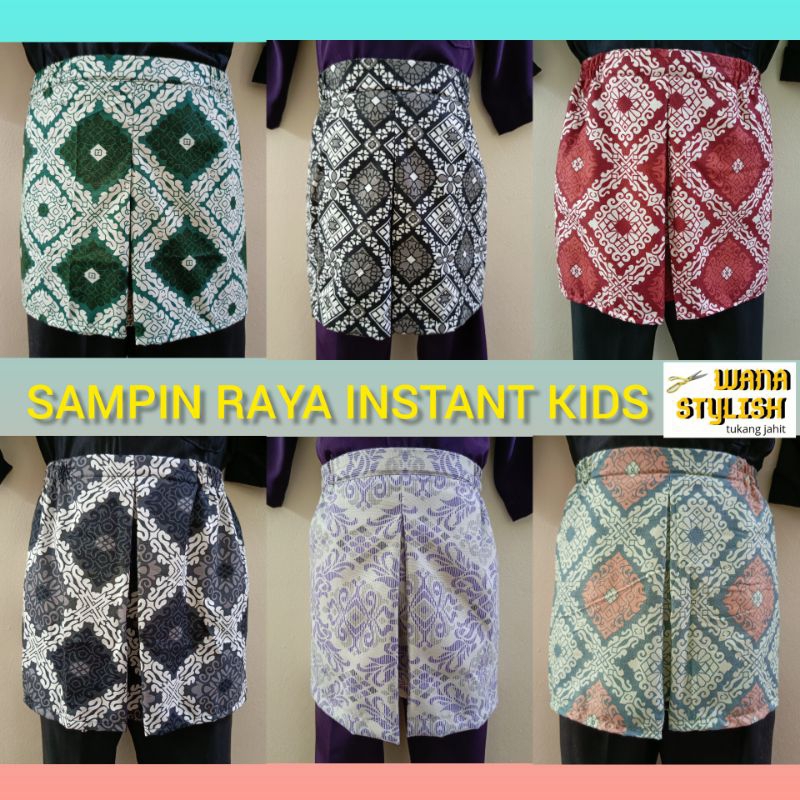SAMPIN RAYA KIDS INSTANT KANAK2 BOY BUDAK SAMPING RAYA PAGE 3 | Shopee ...
