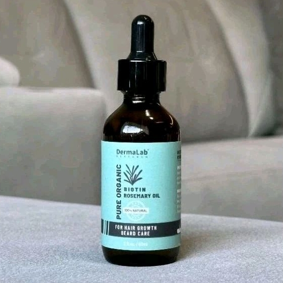 DERMALAB Organic Rosemary Hair Volumizing Oil with Biotin (60ml ...