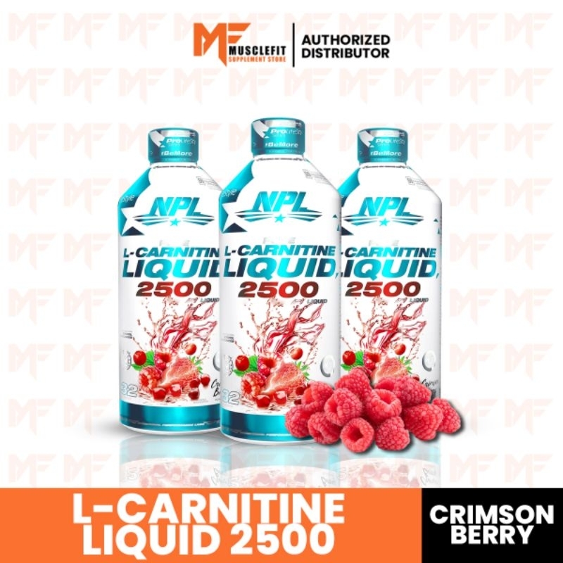npl l carnitine NPL L-Carnitine Liquid 2500 480 g/32 servings - Makanan tambahan pembakar  lemak