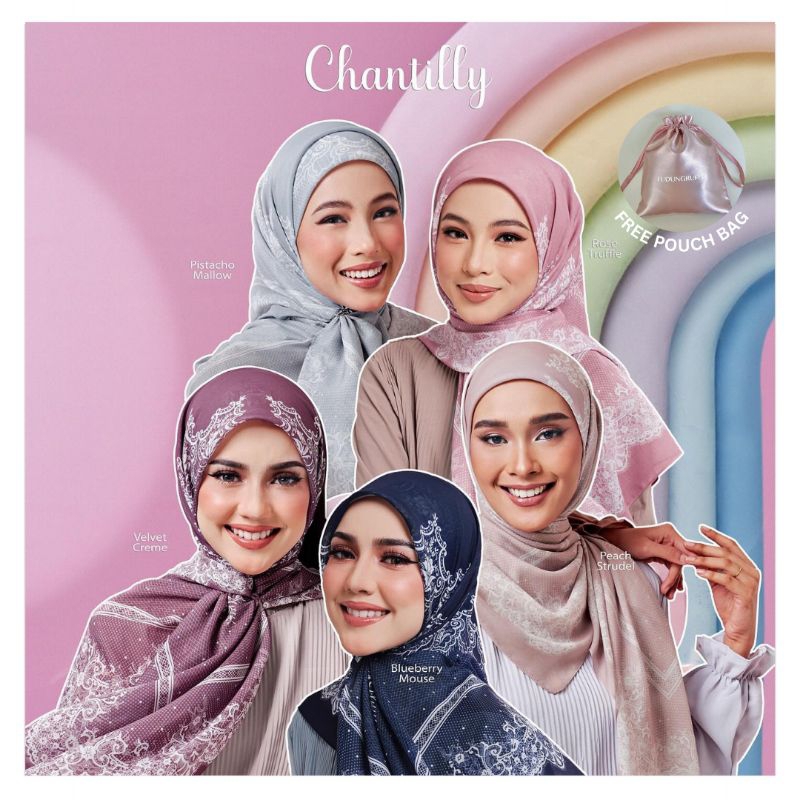 [TUDUNG RUFFLE] CHANTILLY & EVER AFTER COLLECTION | Shopee Malaysia