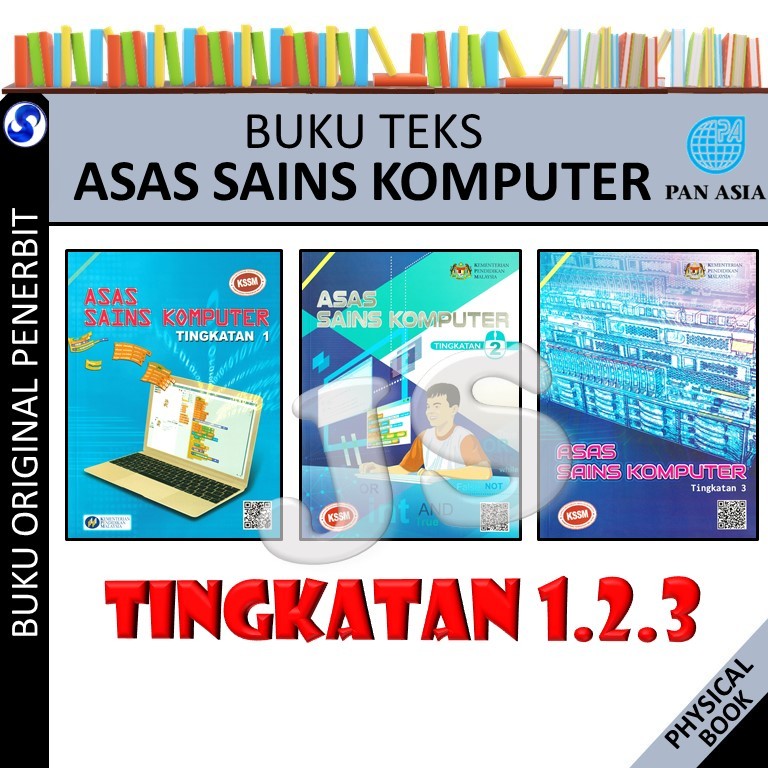 Buku Teks Asas Sains Komputer Tingkatan 1 2 3 Pan Asia Shopee Malaysia 3686
