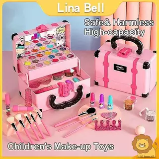  Kids Makeup Kit For Girls 44 Pcs Washable Makeup