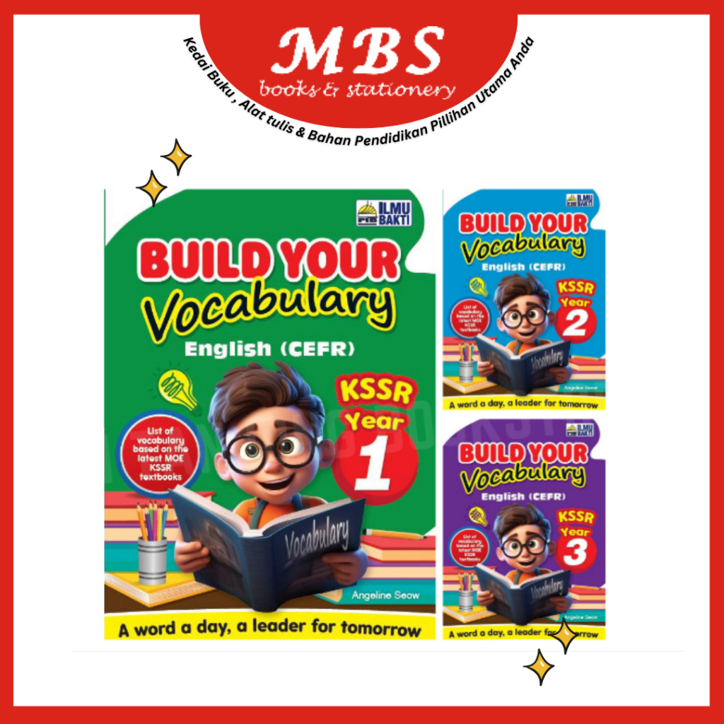 Build Your Vocabulary English Cefr Kssr Year 1 2 3 Penerbit Ilmu