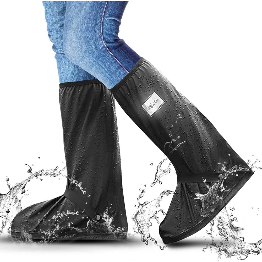 Vgv Waterproof Rain Shoe Cover Official Genuine PVC High-top Waterproof