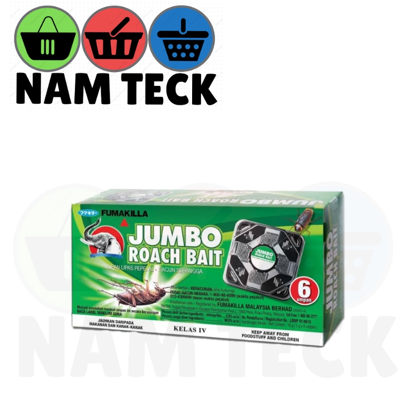 Fumakilla Jumbo Roach Bait 6pcs | Shopee Malaysia