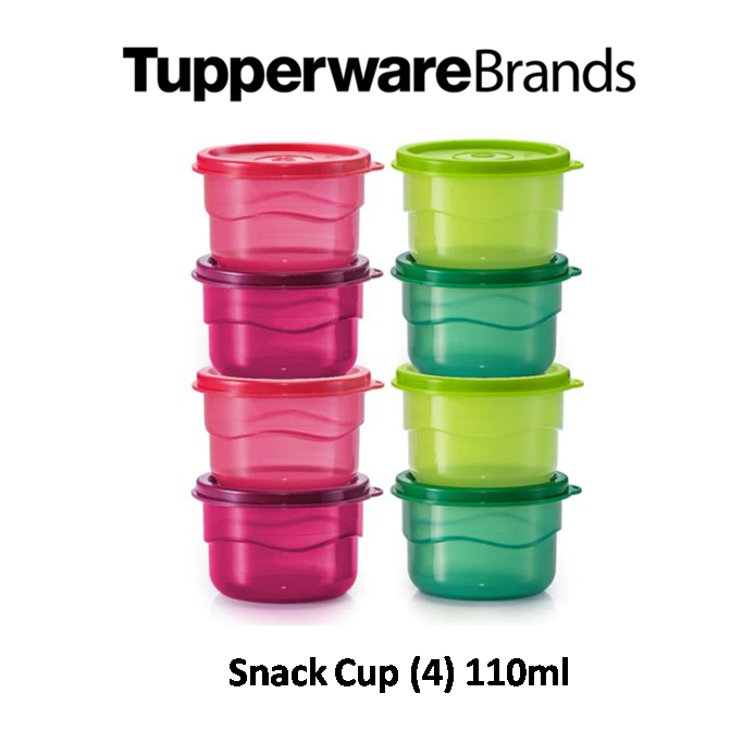 Tupperware Snack Cup (4) 110ml | Shopee Malaysia