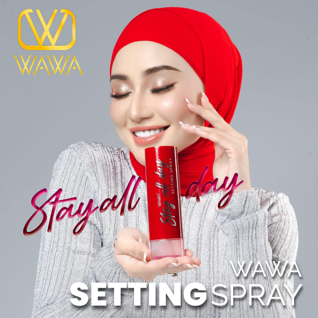 Wawa Setting Spray /Wawa Zainal Stay All Day Makeup Setter Finishing ...