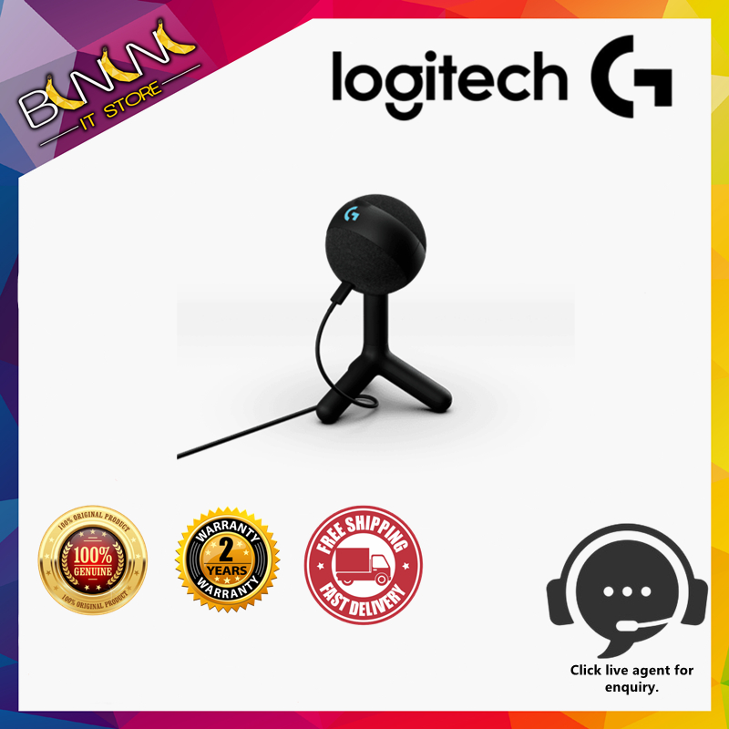 Logitech G Yeti Orb Condenser RGB Gaming Microphone with LIGHTSYNC, USB ...