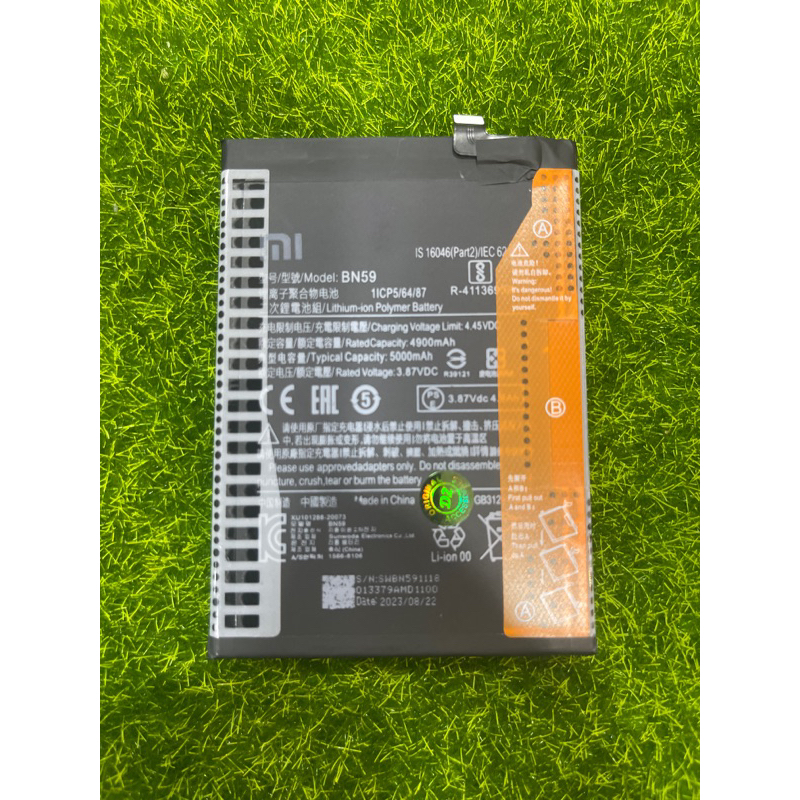 Xiaomi Redmi Note 10 Original Battery Bn59 5000mah Li Ion Battery Ready Stock Shopee 1889