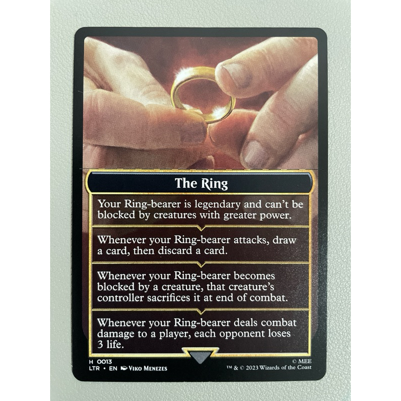 MTG:The Lord of the Rings (LTR) H0013 - The Ring Emblem | Shopee Malaysia