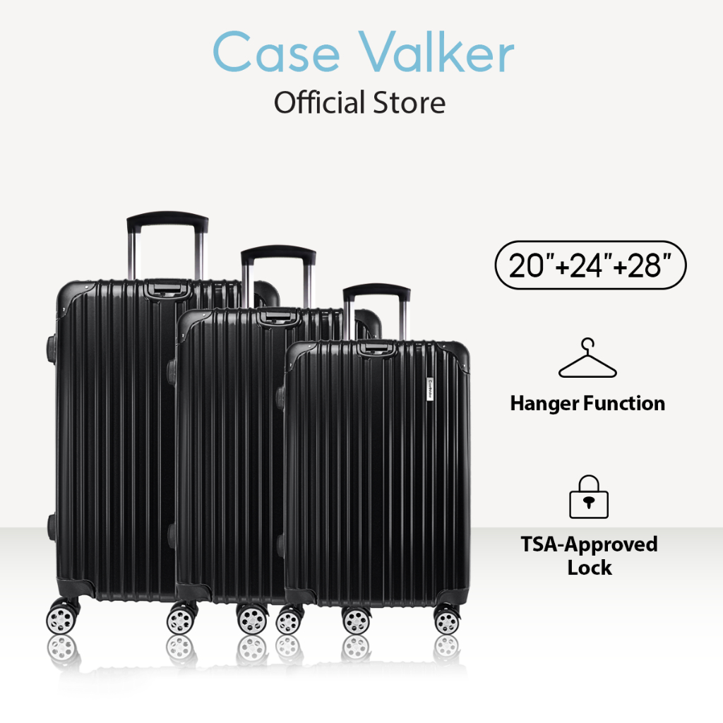 Case Valker Signature Flawless 3in1 PC+ABS Hard Case Hanger Luggage Bag