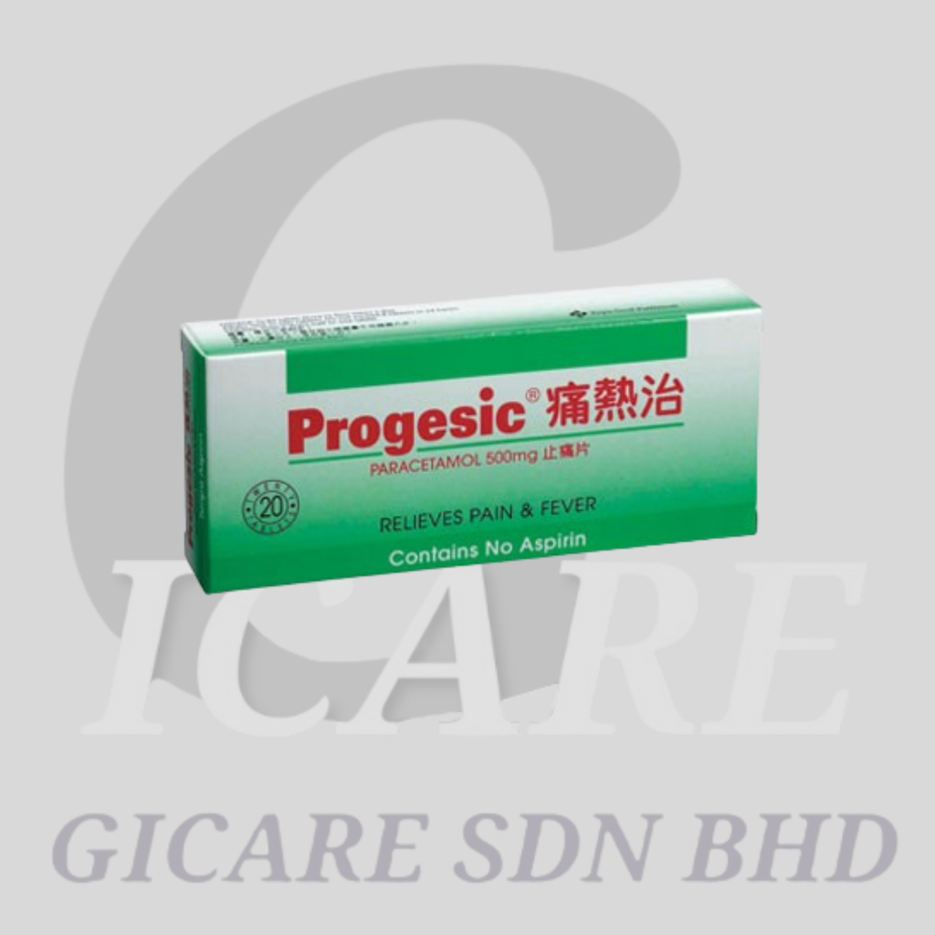 PROGRESIC PARACETAMOL 500MG 2X10TABLET | Shopee Malaysia