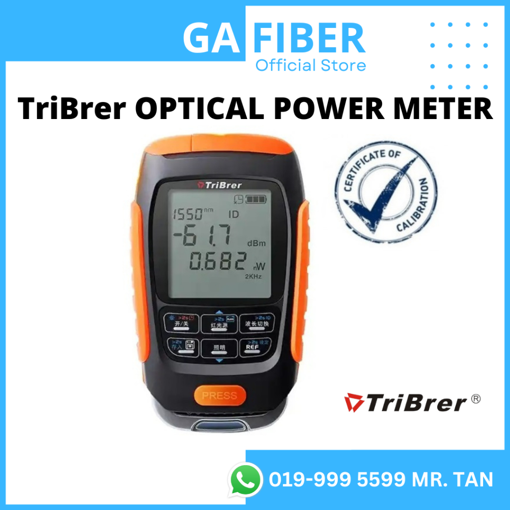 TriBrer Rechargeable OPM Optical Power Meter APM50NTV01 Shopee Malaysia