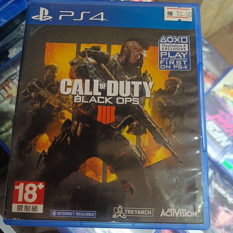 ps4 used game Call of Duty Black Ops 4 R3(Eng.chi中文) | Shopee Malaysia