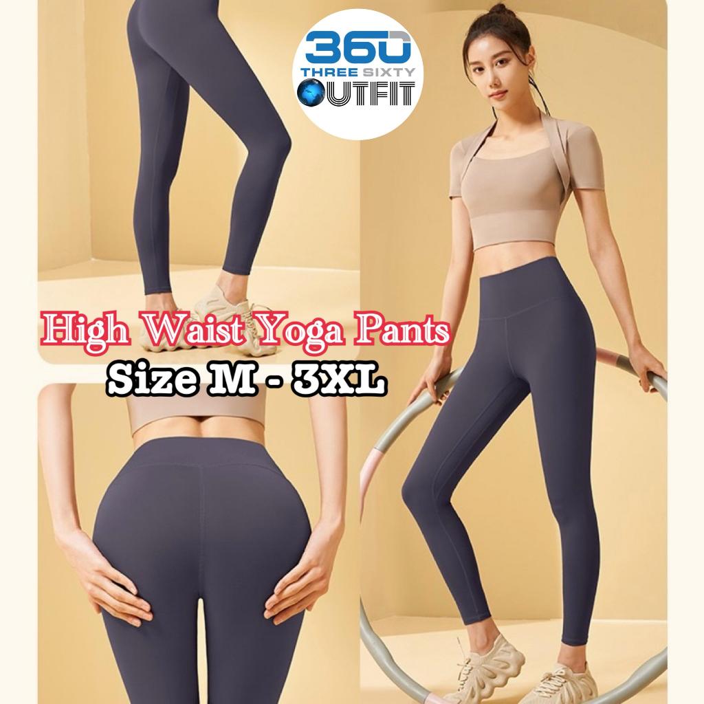 360 Outfit Women Yoga Pants Sports Pants Girl Fitness Pants Legging Running  Seluar Yoga Senaman Wanita Girl Sports Wear