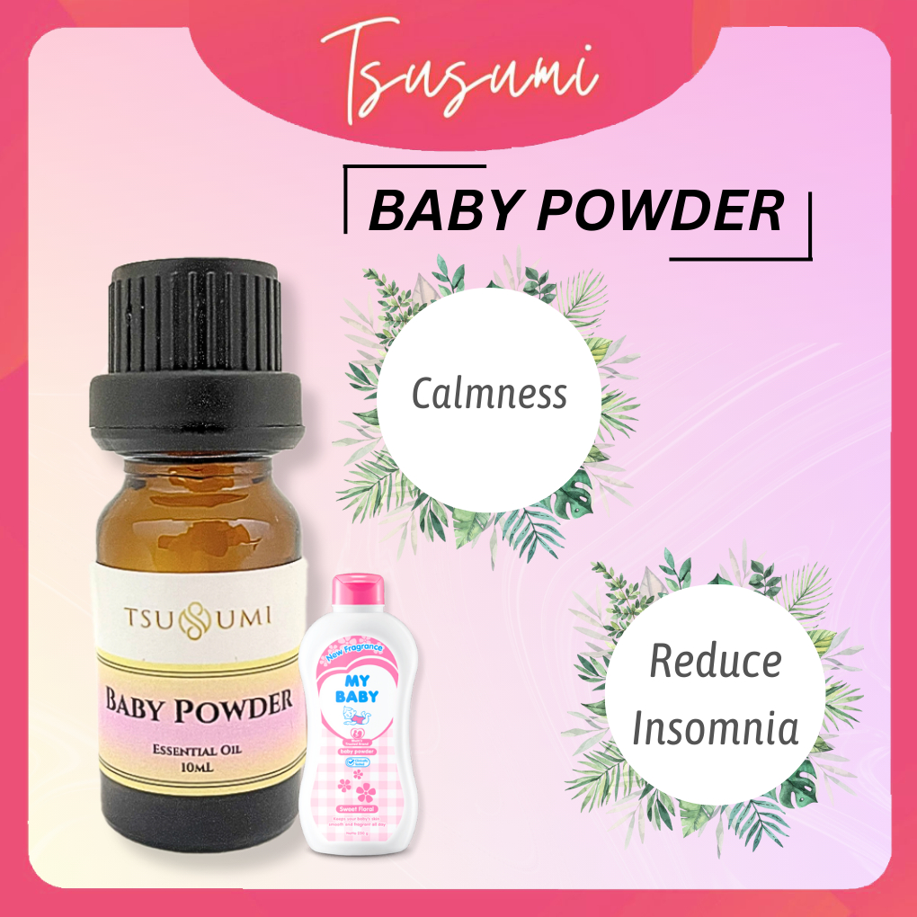 BABY POWDER Essential Oil 10ml Water Soluble Aroma Air Diffuser