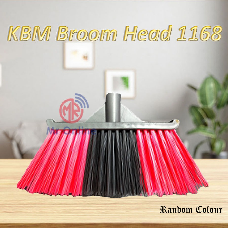 KBM Broom Head 1168/Heavy Duty Broom/Penyapu Warna Keras/Nylon Hard ...