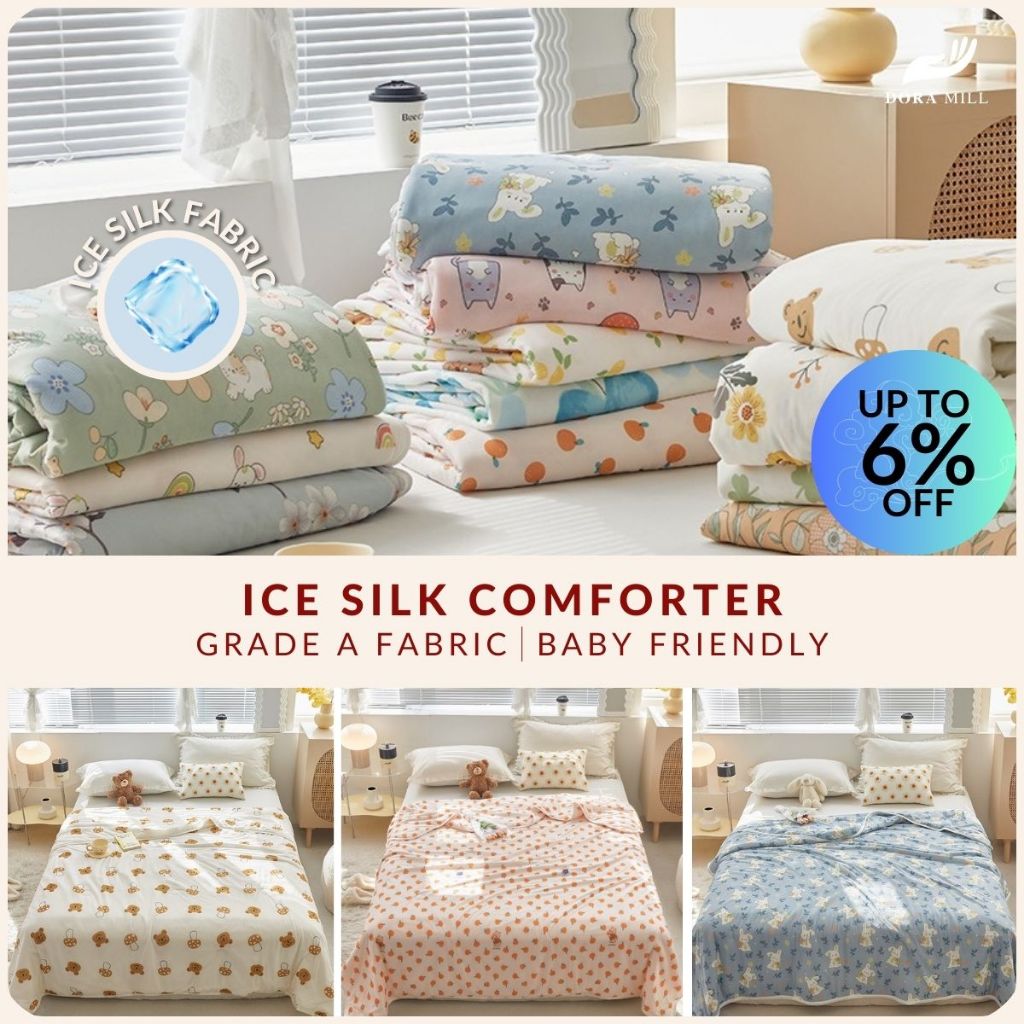 Silk baby outlet comforter