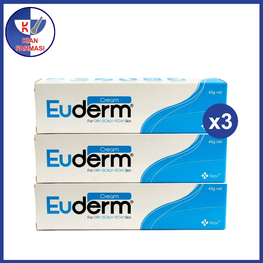 [Bundle of 3] Euderm Cream 45g (Urea 10%) | Shopee Malaysia