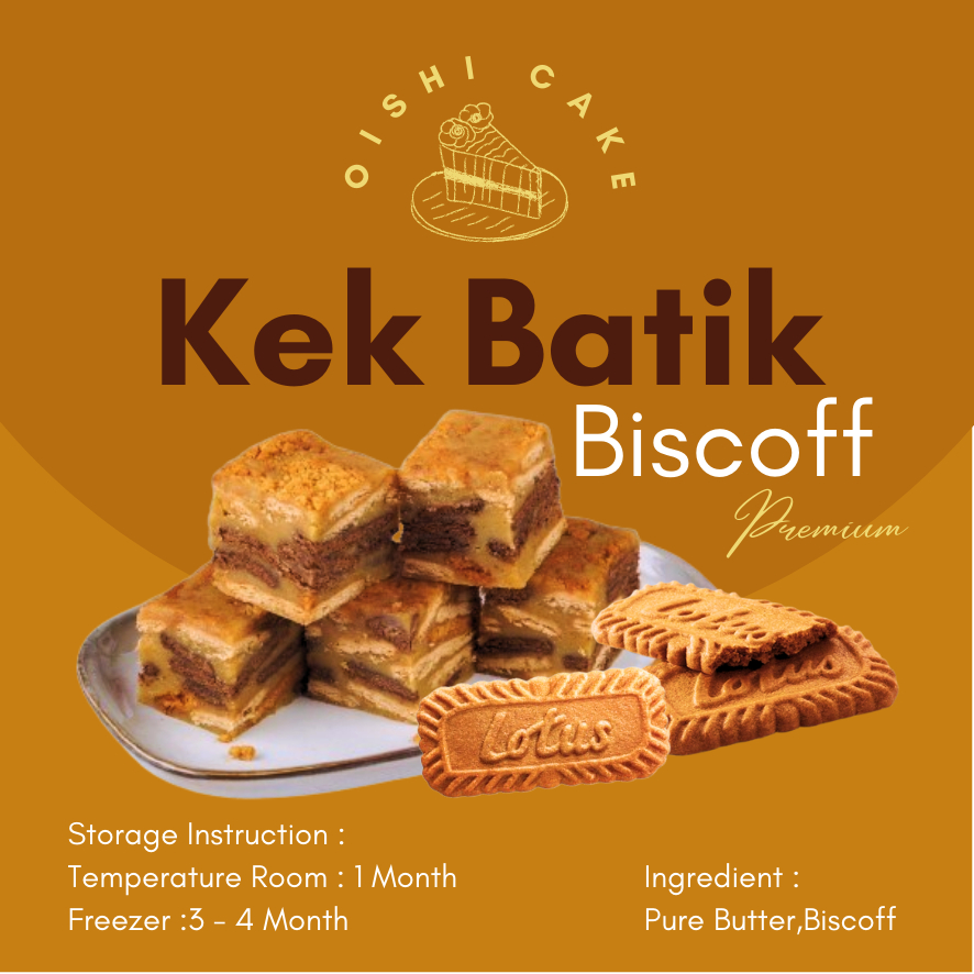 [KEK BATIK BISCOFF 160G]Kek Batik Lembut|Kek Batik Kurang Manis|Cake ...