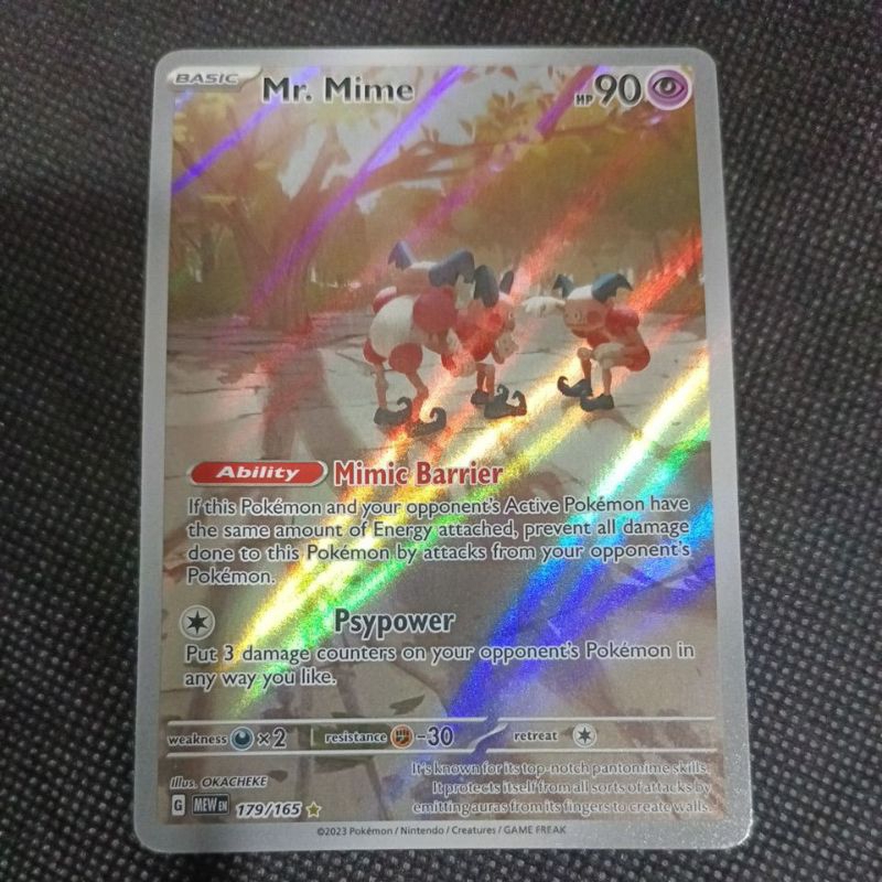 Pokemon Card TCG : Pokemon 151 : Mr. Mime 179/165 Special Illustration ...