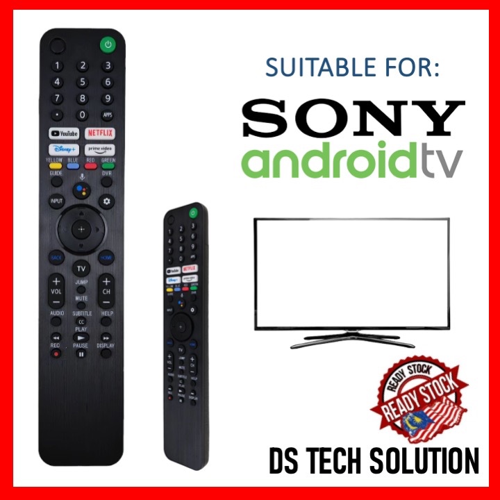 SONY SMART ANDROID TV REMOTE CONTROL REPLACEMENT WITH NETFLIX YOUTUBE ...