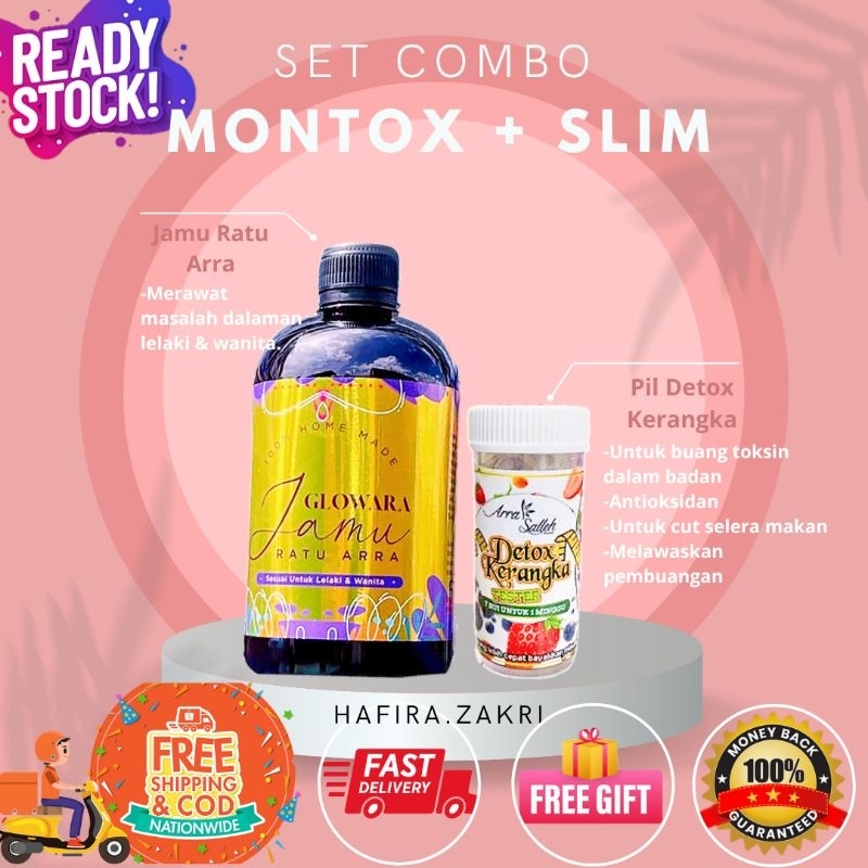 [[ORIGINAL HQ]] SET COMBO MONTOX/ABANG JAGUH+SLIM | Shopee Malaysia