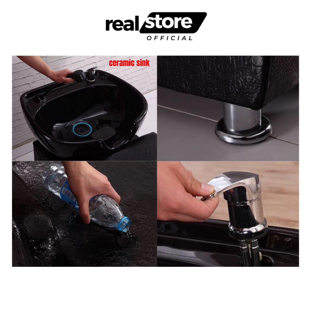 [Ready Stock] Hair Salon Wash Bed Basin Cuci Rambut Katil Washing Chair ...