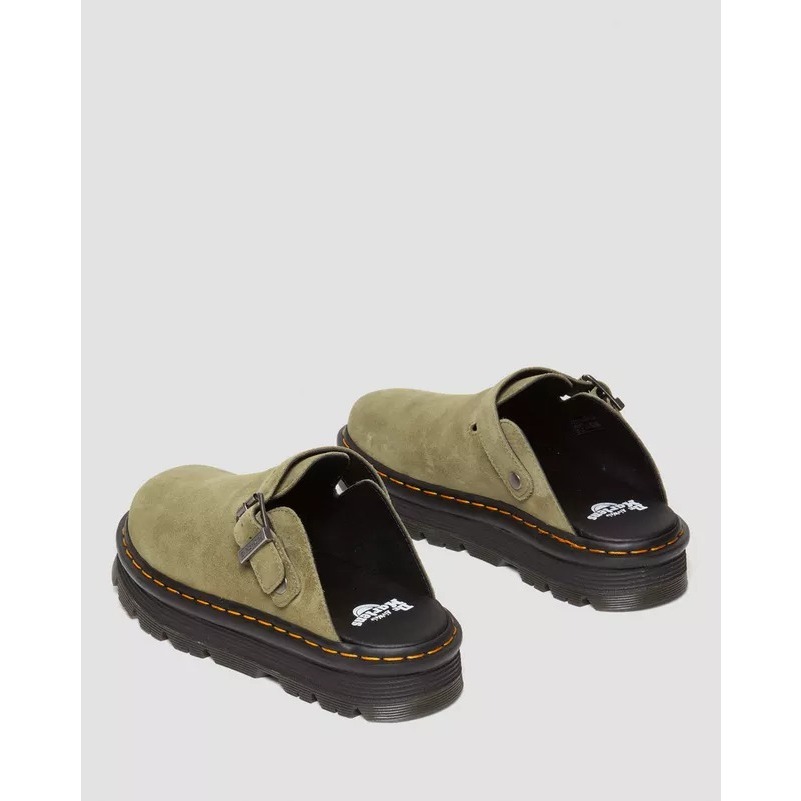 DR MARTENS ZEBZAG SUEDE CASUAL SINGBACK PLATFORM MULES COLOR