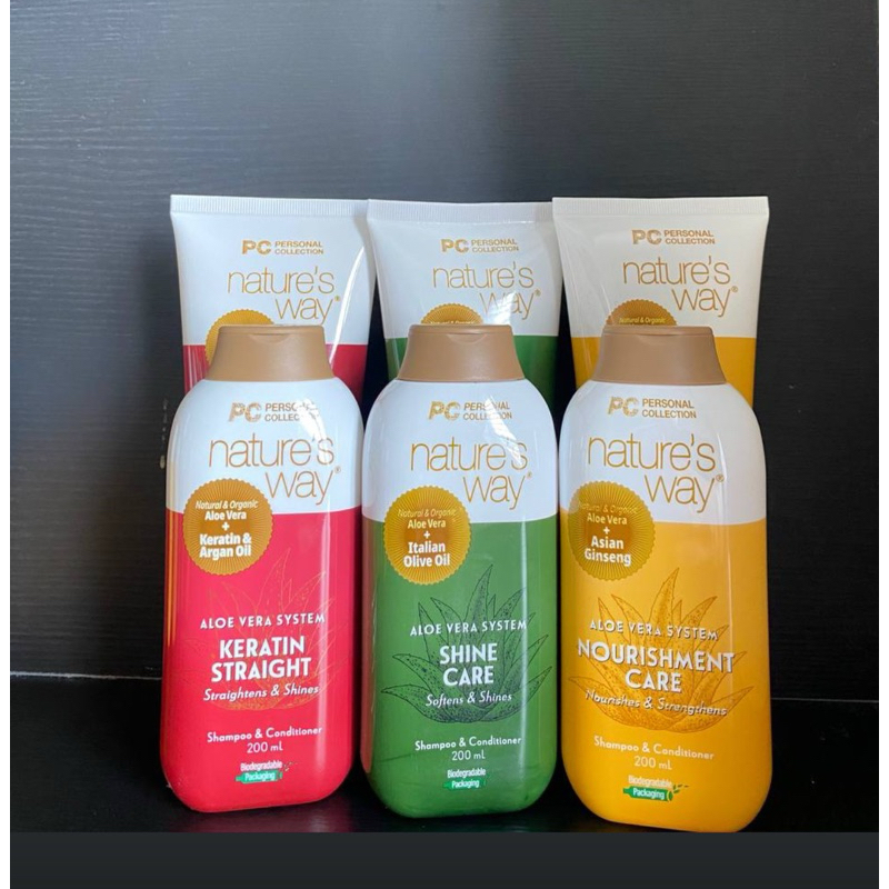 TREATMENT SHAMPOO & CONDITIONER NATURE’S WAY PC | Shopee Malaysia