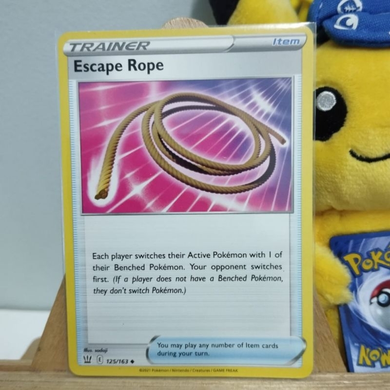 Escape Rope 125/163 Lost Origin Pokemon Trainer Item tcg card | Shopee ...