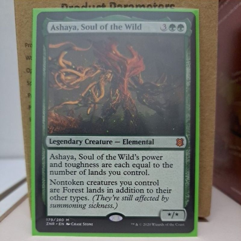 MTG Ashaya, Soul of the Wild (ZNR)(Mythic) | Shopee Malaysia