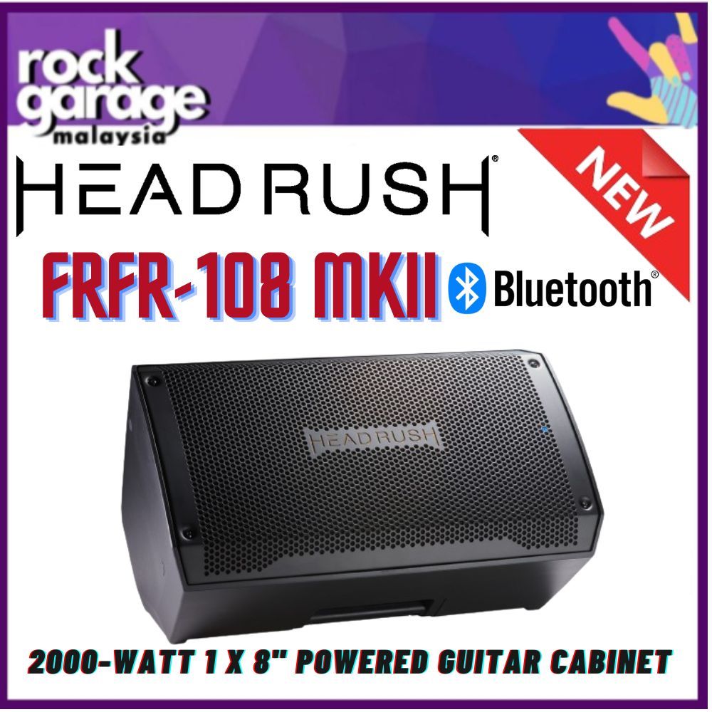 Headrush FRFR-108 MKII 2000-Watt 1 X 8-Inch Powered Guitar Cabinet ...