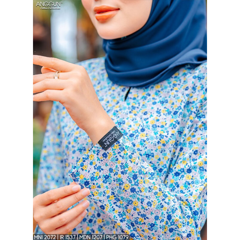 PASTEL BLUE** KOLEKSI COTTON SEDONDON RAYA 2024 by ANGGUN COTTON ...