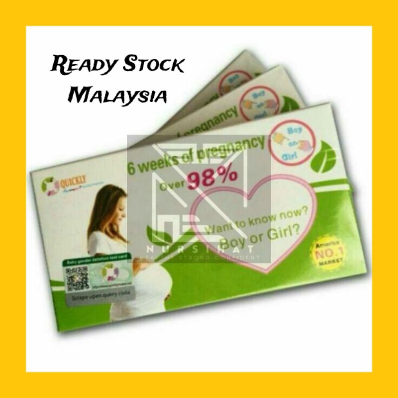 READY STOCK MALAYSIA Baby Gender PREDICTOR Test Kit Murah (USA