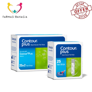 CONTOUR PLUS TEST STRIPS 25'S