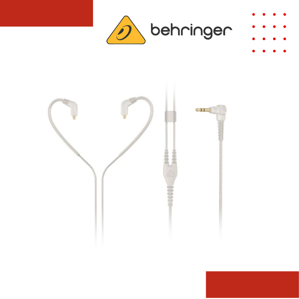 Behringer IMC251-CL Premium Shielded Cable for In-Ear Monitors with ...