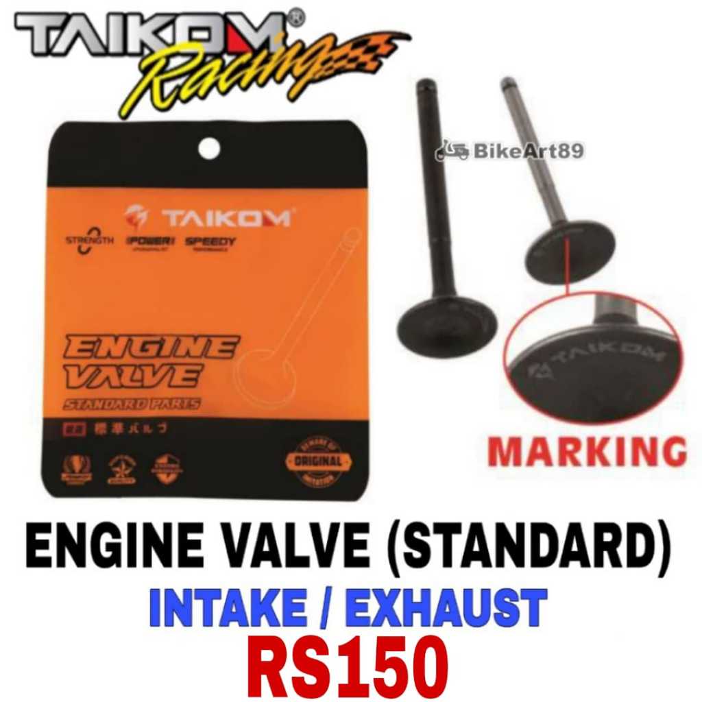 Taikom Racing HONDA RS150 RS 150 RS150R Engine Valve Standard EXHAUST ...