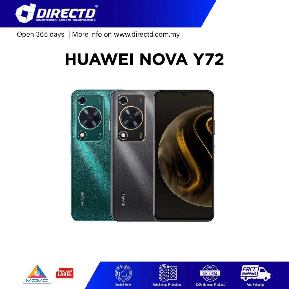 HUAWEI nova Y72 [8GB RAM + 128GB ROM]