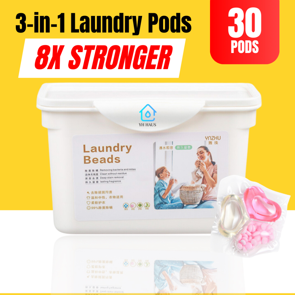 NEW! 3in1 Laundry Condensation Beads, Clothes Perfume Scented Beads Laundry Beads Scent