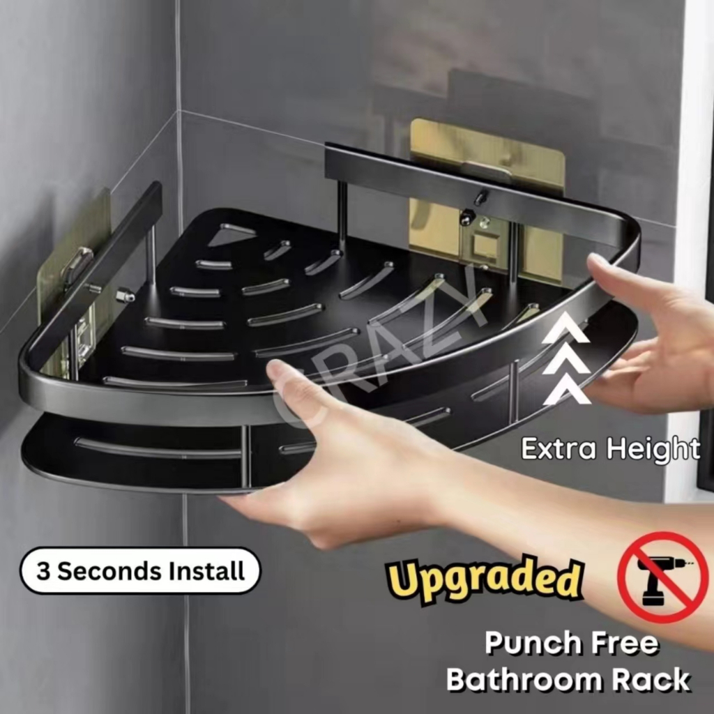 Bathroom Rack Bathroom Shelf Corner Shelf Bathroom Storage Toilet Rack ...