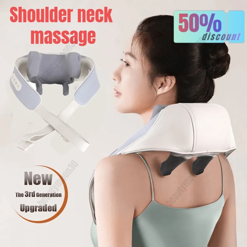 (MALAYSIA STOCK)Electrical Massagers for Neck and Heated Kneading