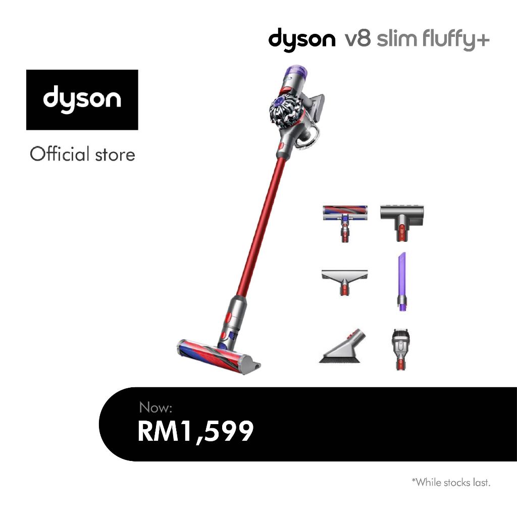 Dyson v8 slim fluffy best sale plus review