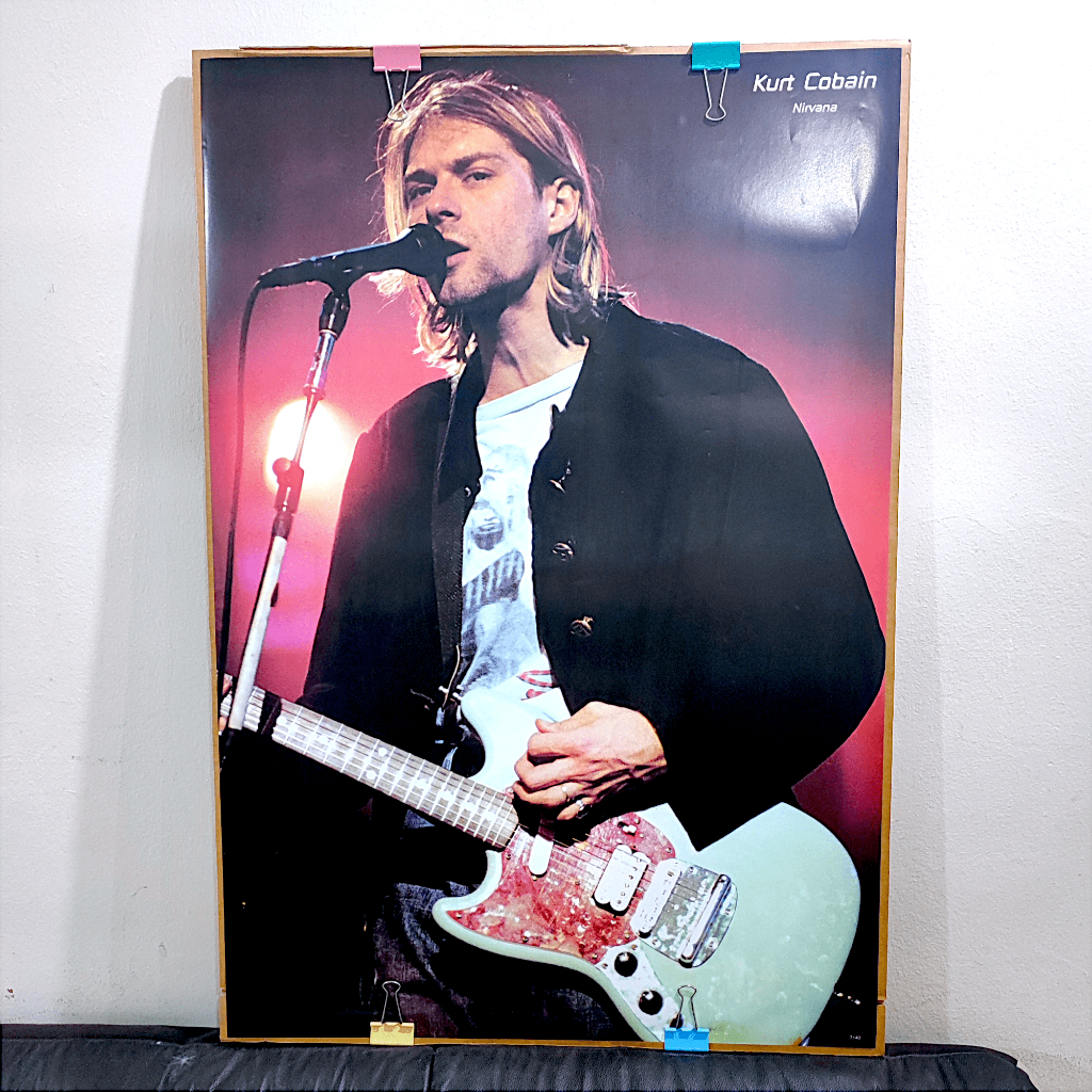 Nirvana Kurt Cobain Large Poster Wall Decoration | Shopee Malaysia