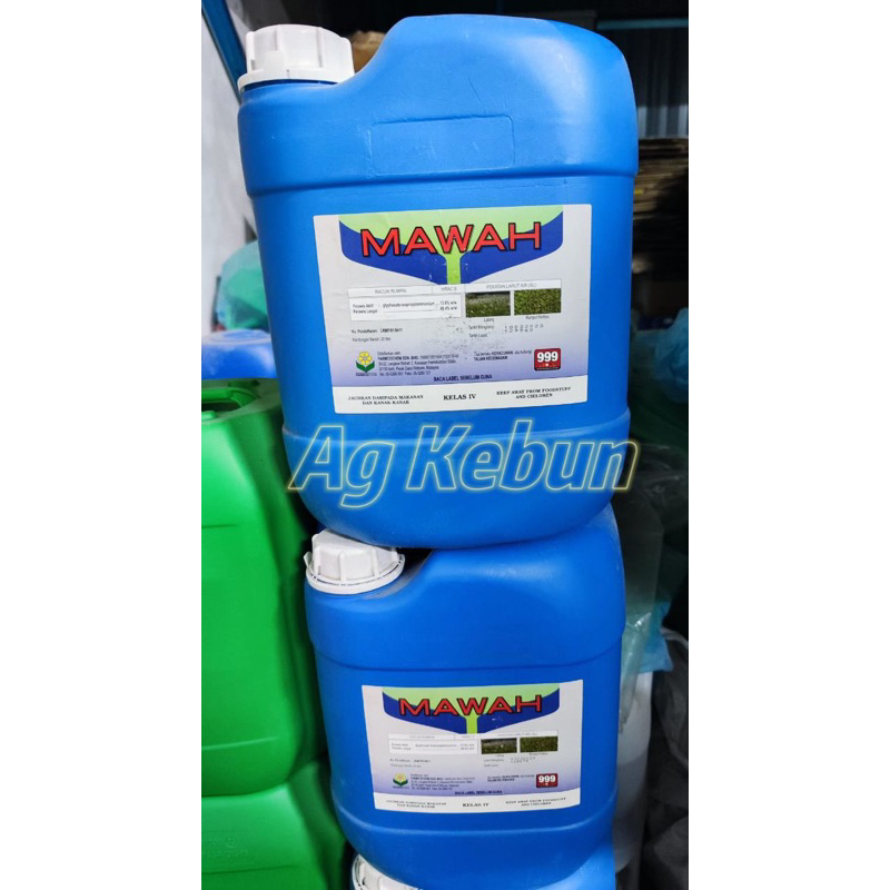 20L Mawah Farmcochem Glyphosate 13.6% /Racun Rumput Lalang /Complete ...